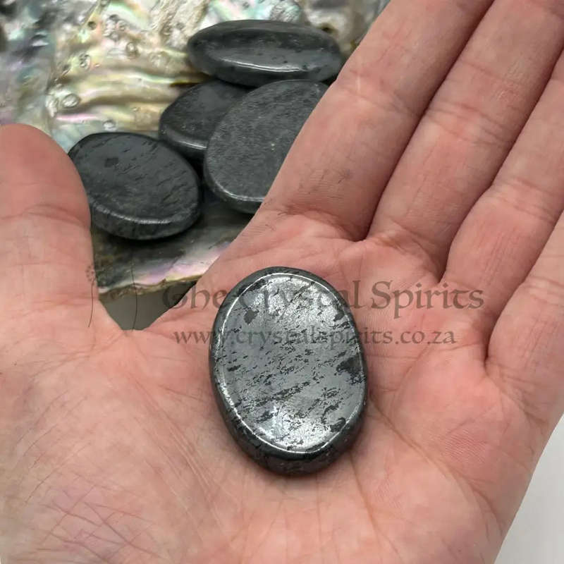 Silver Jasper Crystal Pocket Stone