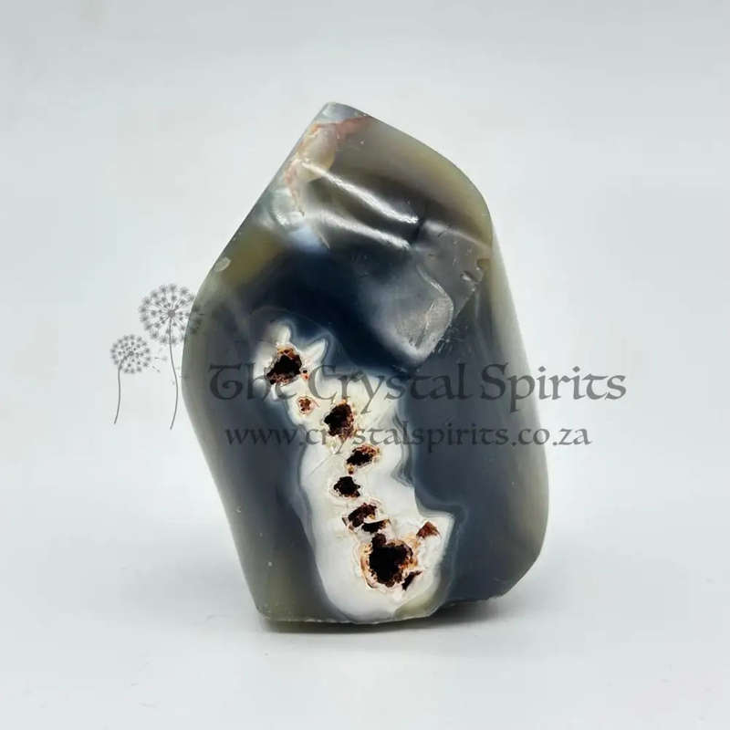 Small Agate Crystal Flame