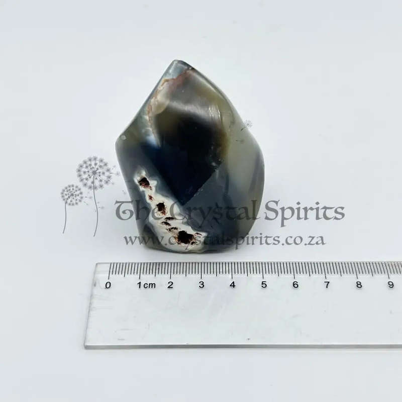 Small Agate Crystal Flame