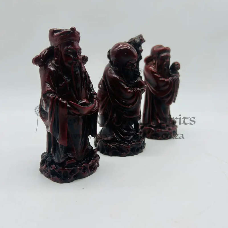 Small Fuk Luk & Sau Red Resin Set (x3)
