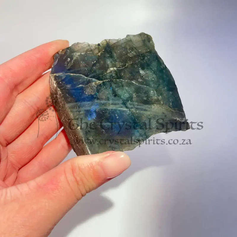 Small Labradorite Crystal Slab