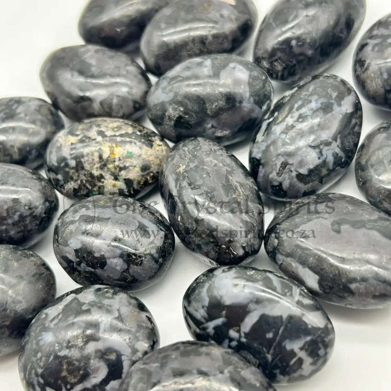 Small Merlinite (Gabbro) Crystal Orbs