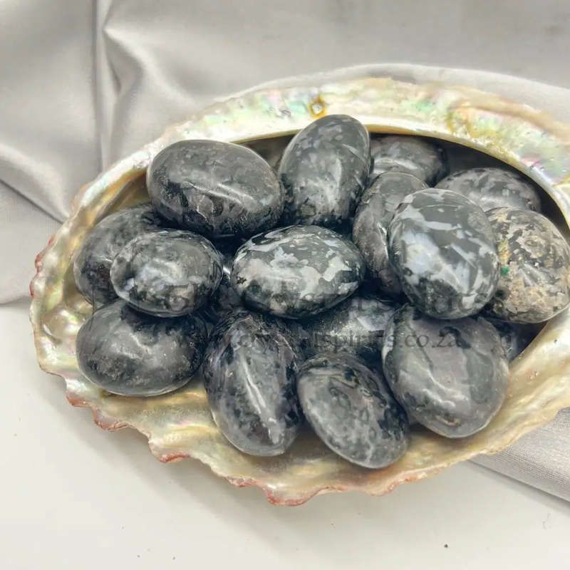 Small Merlinite (Gabbro) Crystal Orbs