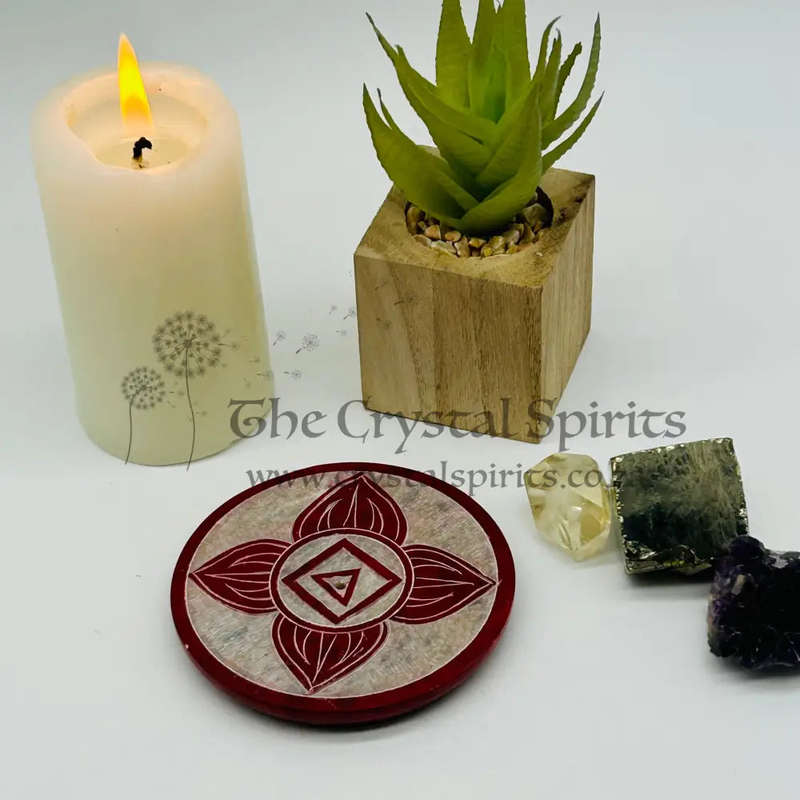 Small Root Chakra Soapstone Incense Holder