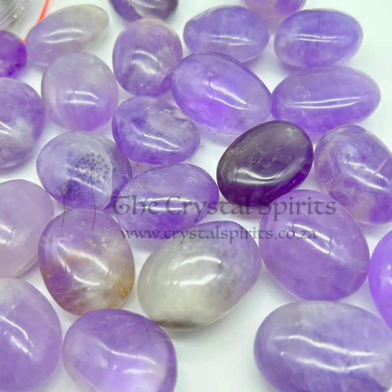 Small Tumbled Amethyst Crystal Orbs
