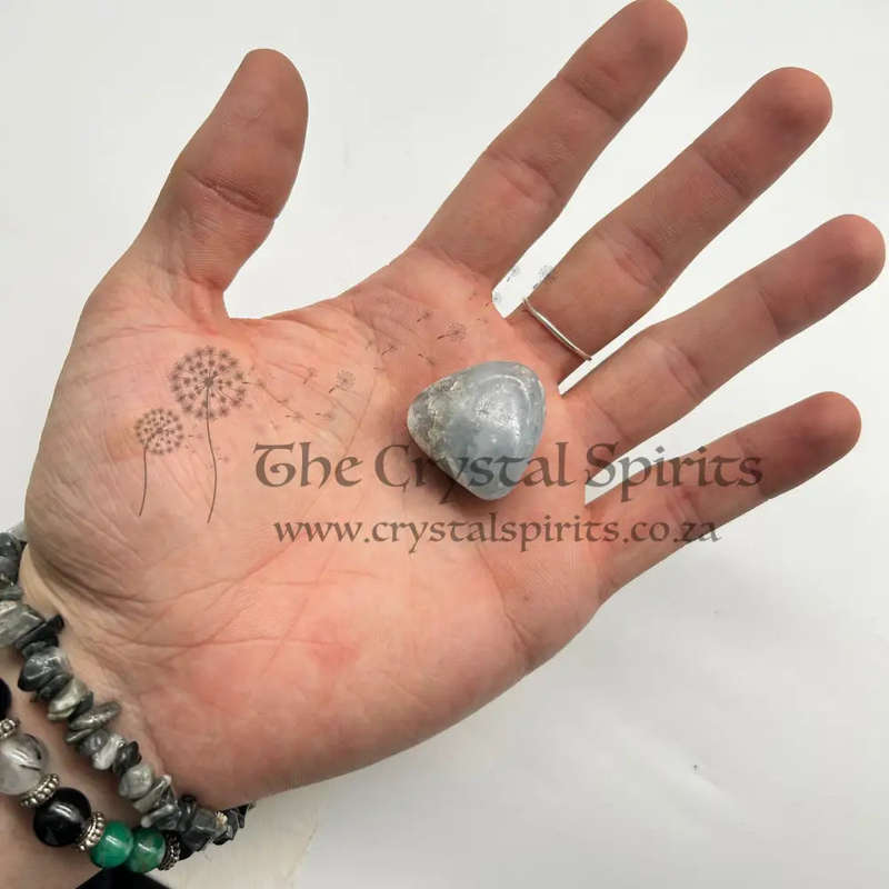 Small Tumbled Blue Celestite