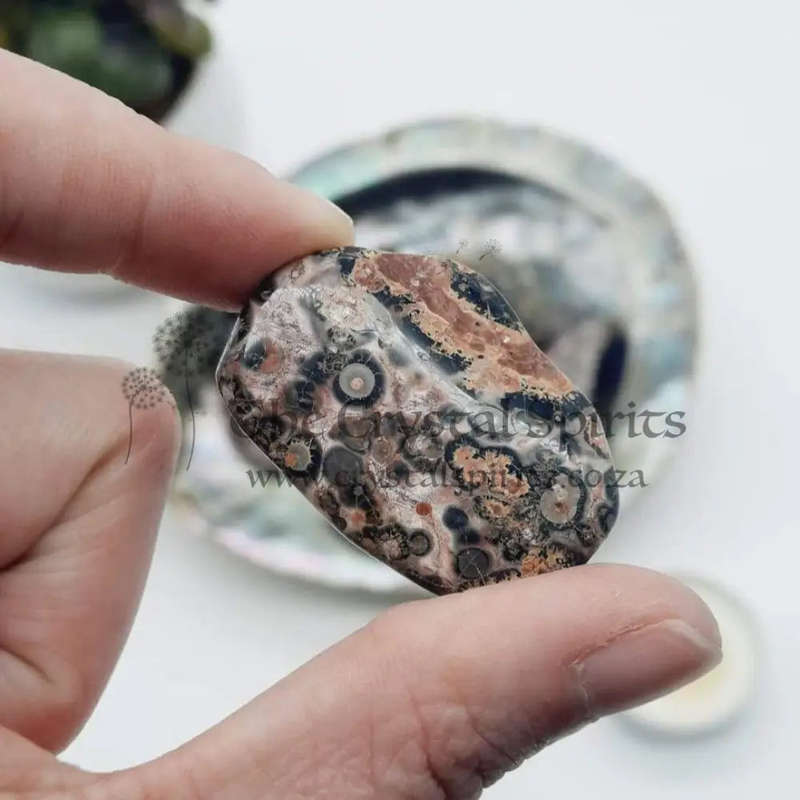 Small Tumbled Leopard Skin Japer