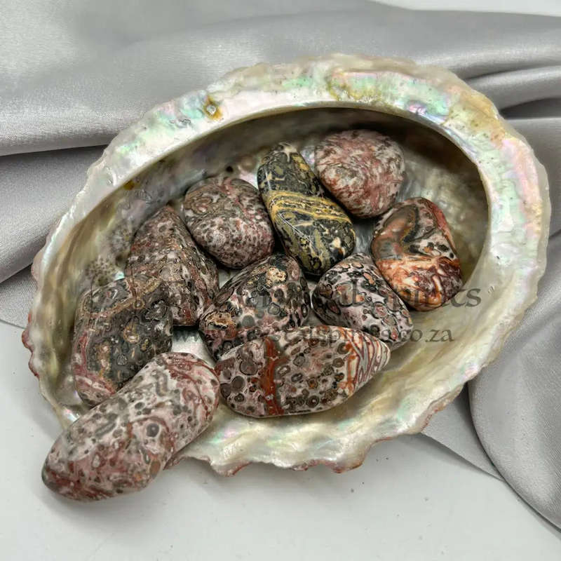 Small Tumbled Leopard Skin Japer