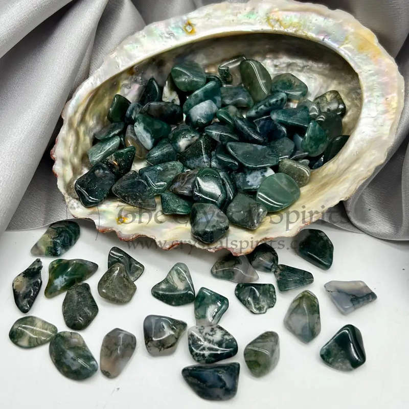 Small Tumbled Moss Agate