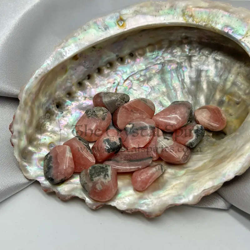 Small Tumbled Rhodochrosite Stone