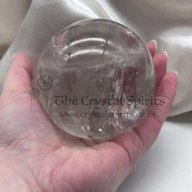 Smoky Clear Quartz Crystal Sphere