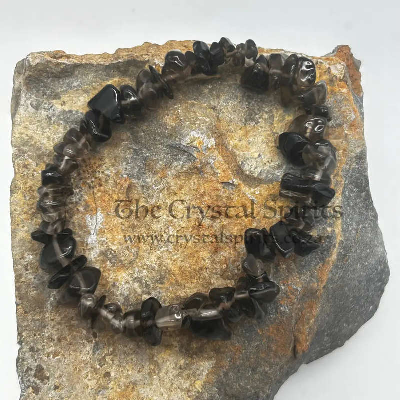 Smoky Quartz Chip Bracelet