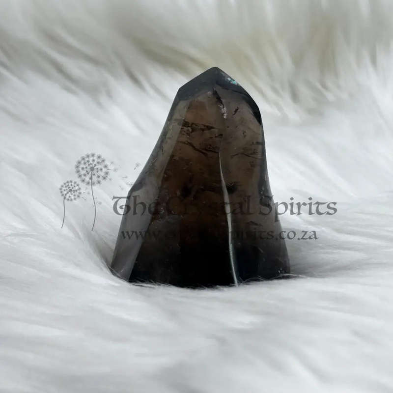 Smoky Quartz Crystal Flame