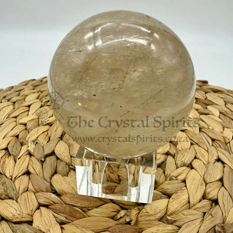 Smoky Quartz Crystal Sphere