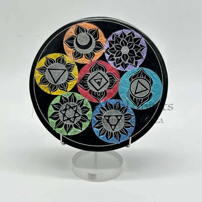 Soap Stone Chakra Incense Holder