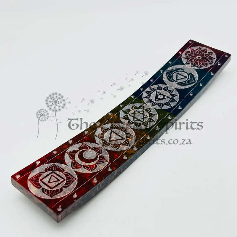Soap Stone Chakra Incense Holder