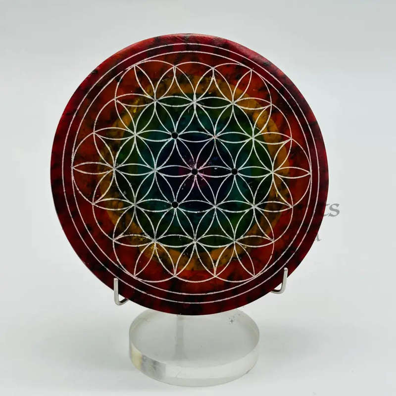 Soapstone Incense Holder Disk