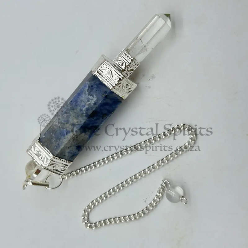 Sodalite Crystal Pendulum