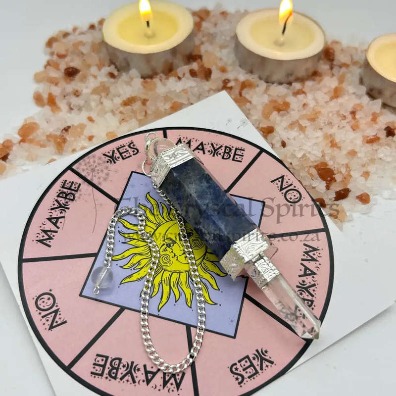 Sodalite Crystal Pendulum