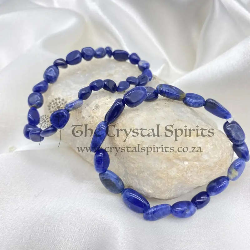 Sodalite Nugget Gemstone Bracelet