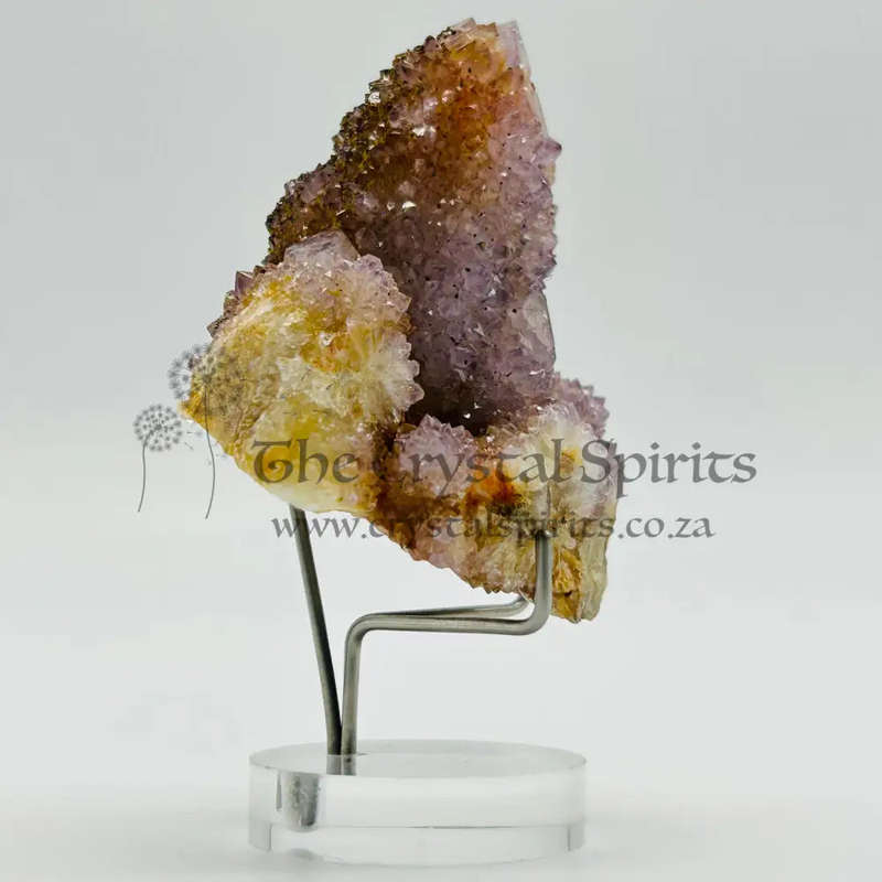 Spirit Quartz With Hematite Lustre