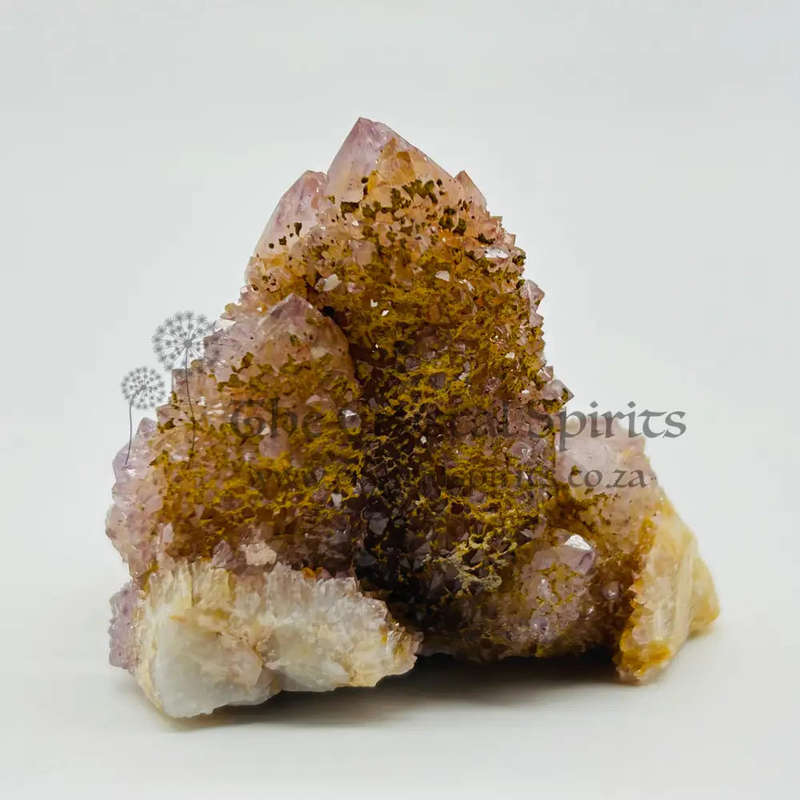 Spirit Quartz With Hematite Lustre