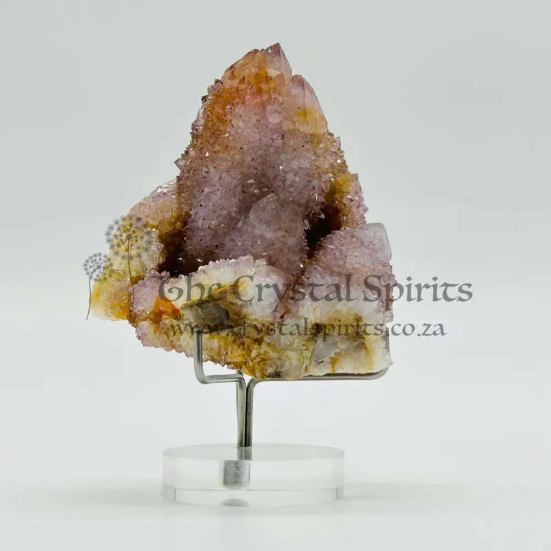 Spirit Quartz With Hematite Lustre