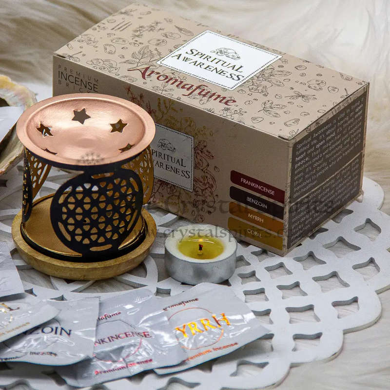 Spiritual Awareness AromaFume Burner with Incense Bricks