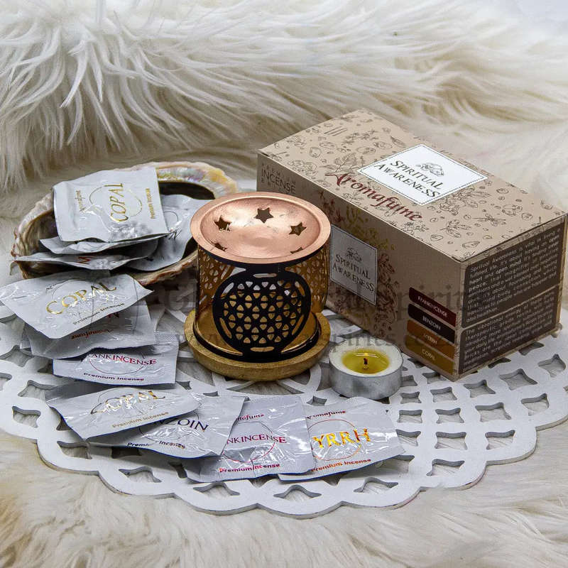 Spiritual Awareness AromaFume Burner with Incense Bricks