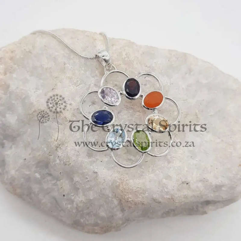 Sterling Silver Chakra Pendant