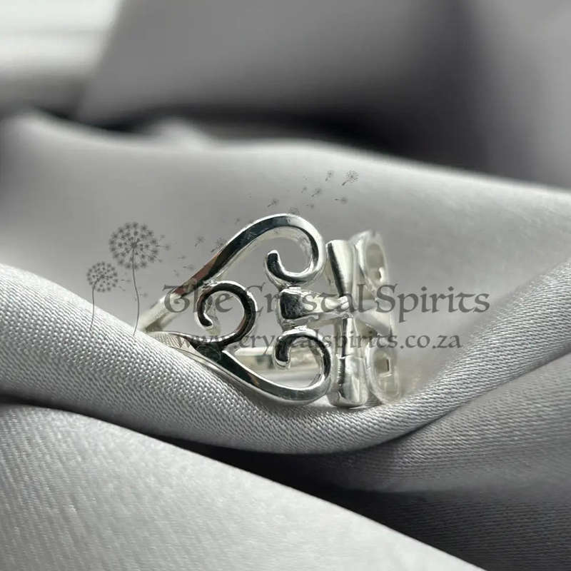 Sterling Silver Cross Design Ring