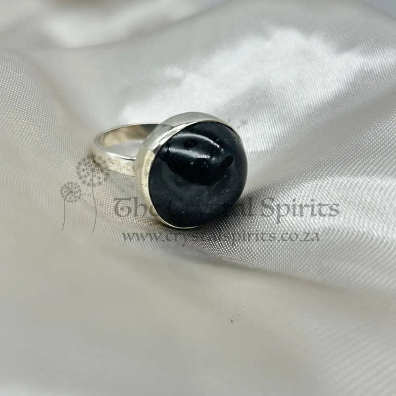 Sterling Silver Hypersthene Crystal Ring