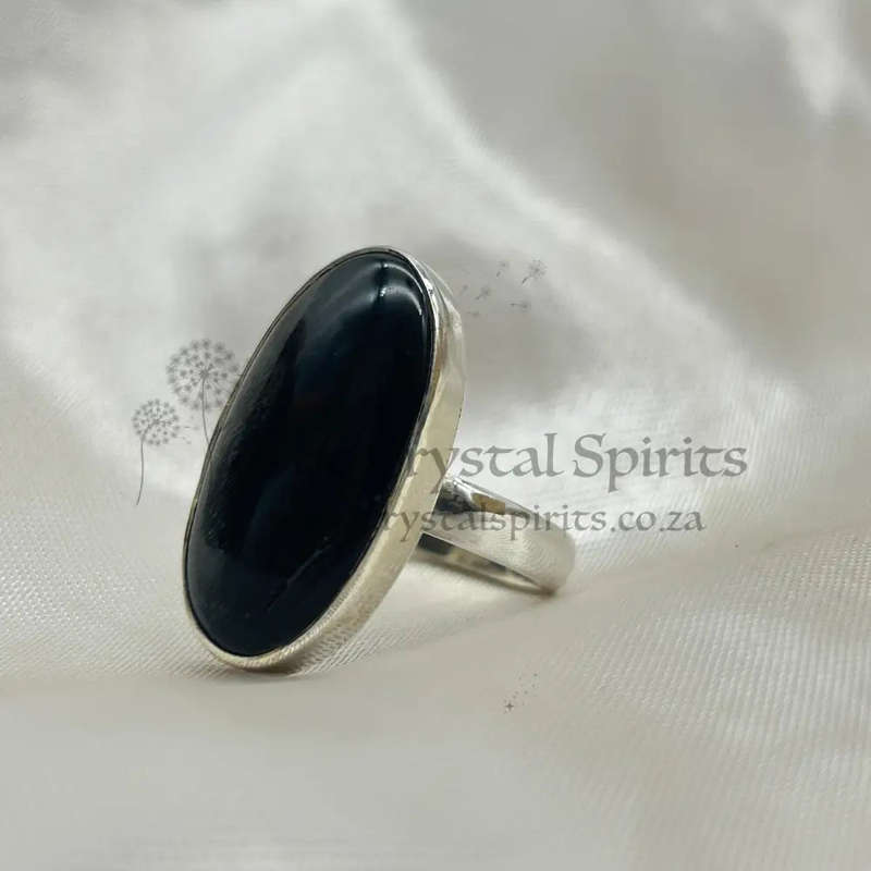 Sterling Silver Hypersynthe Crystal Ring