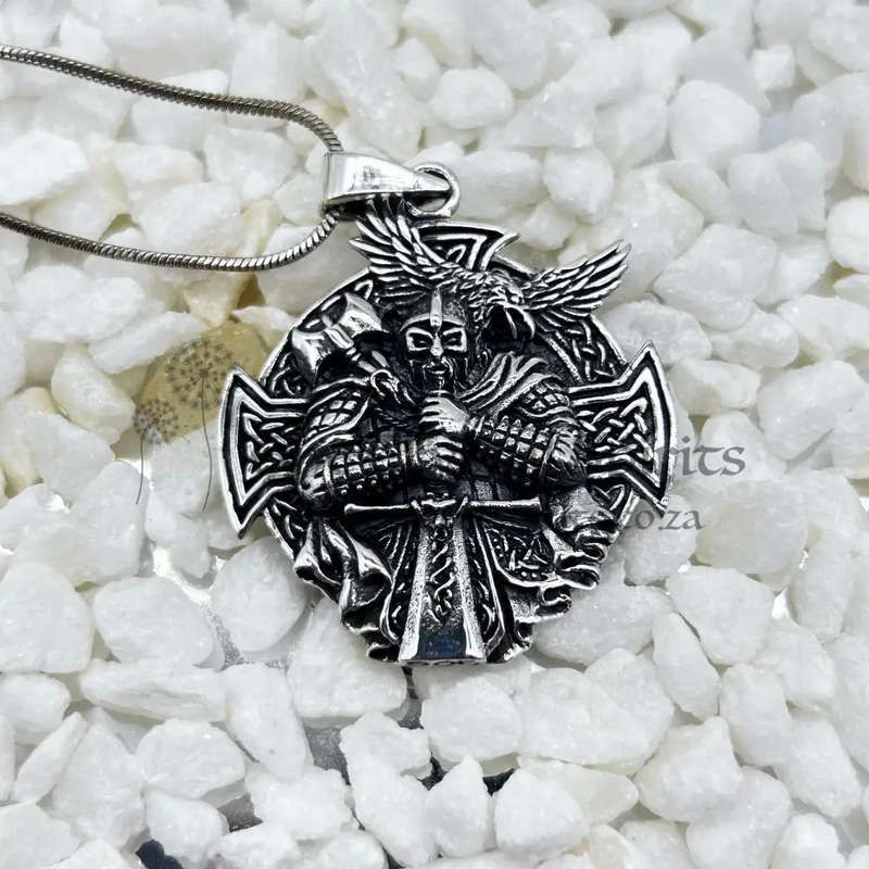 Sterling Silver Templar Amulet Pendant