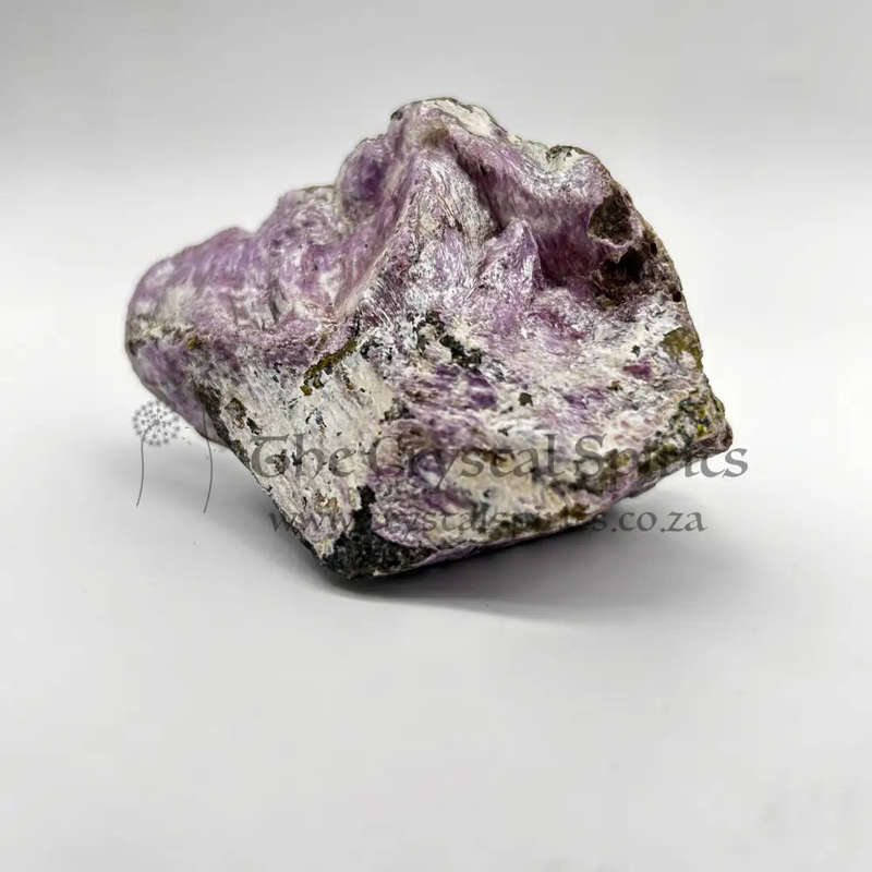 Stichtite And Green Serpentine Crystal