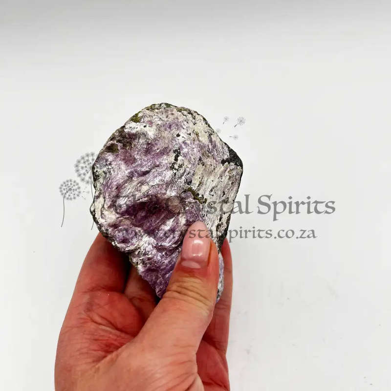 Stichtite And Green Serpentine Crystal