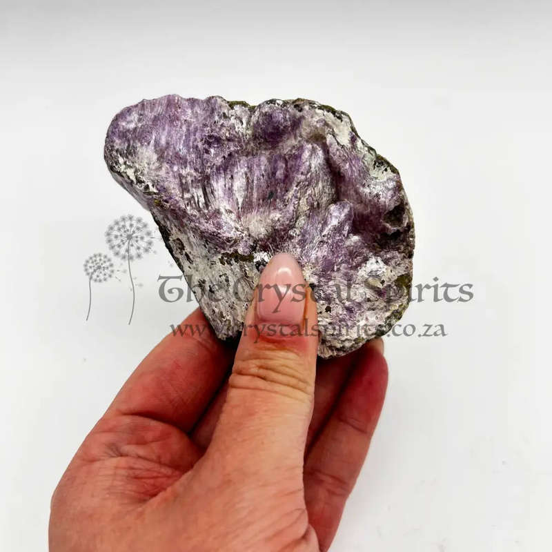 Stichtite And Green Serpentine Crystal