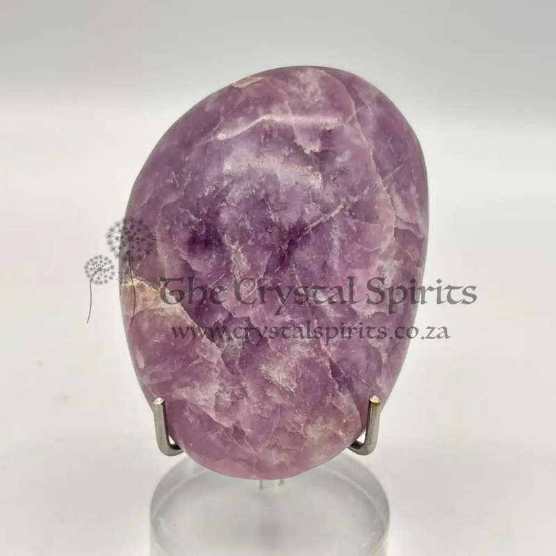 Stichtite Crystal Palm Stone