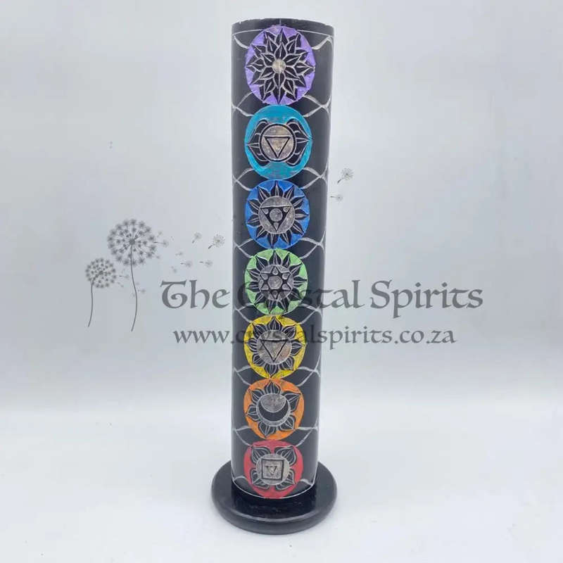 Stone 7 Chakra Incense Stick Holder