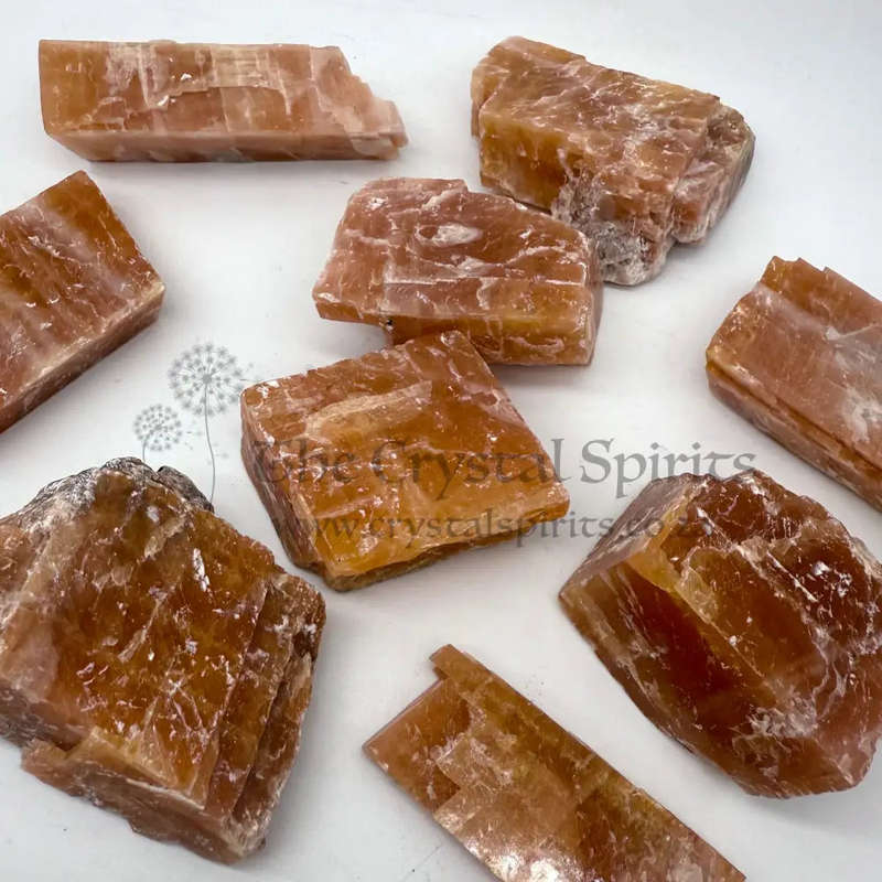 Sunset Orange Calcite Crystal