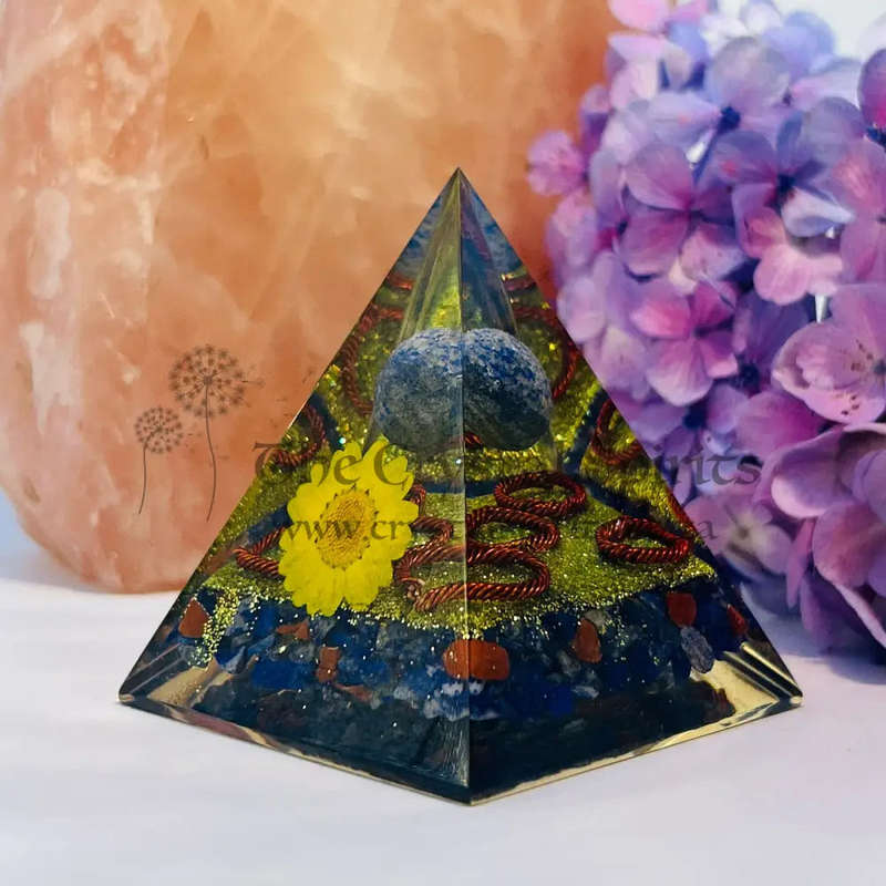 Sunshine Joy Orgonite Pyramid
