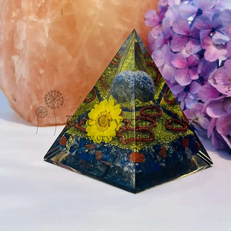 Sunshine Joy Orgonite Pyramid