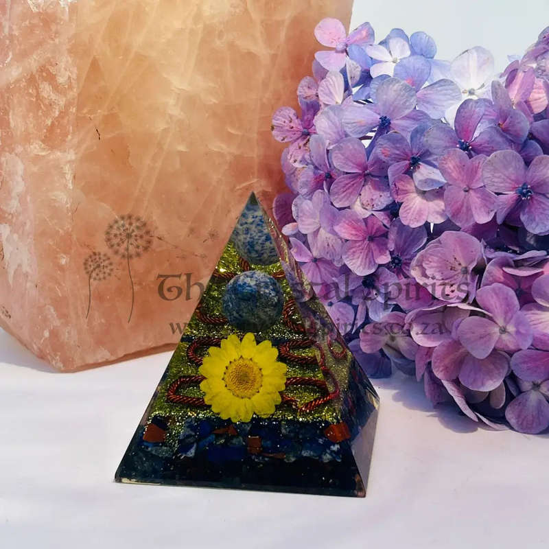 Sunshine Joy Orgonite Pyramid