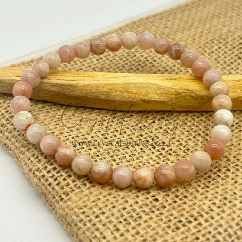 Sunstone Gemstone Bracelet -6mm