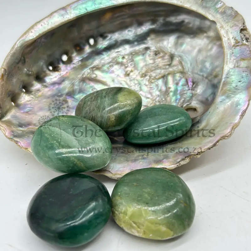 Swazi Jade Polished Palm Pieces