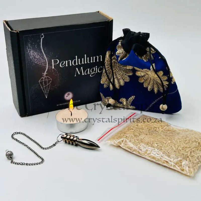 The Dagger Grooved Gun Metal Pendulum Kit