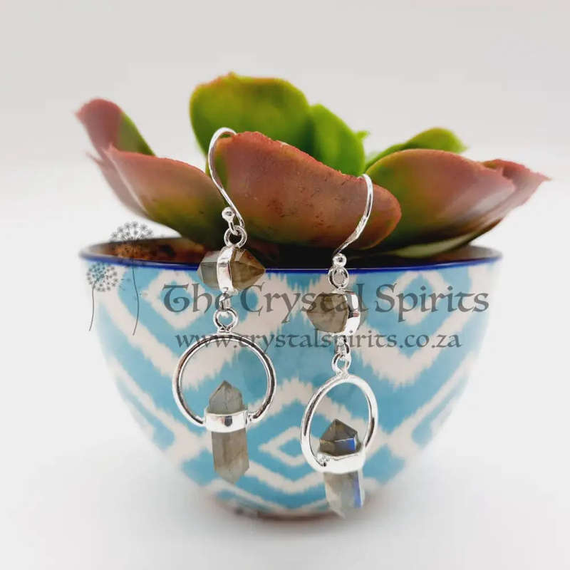 The Dreamers Labradorite Crystal Earrings