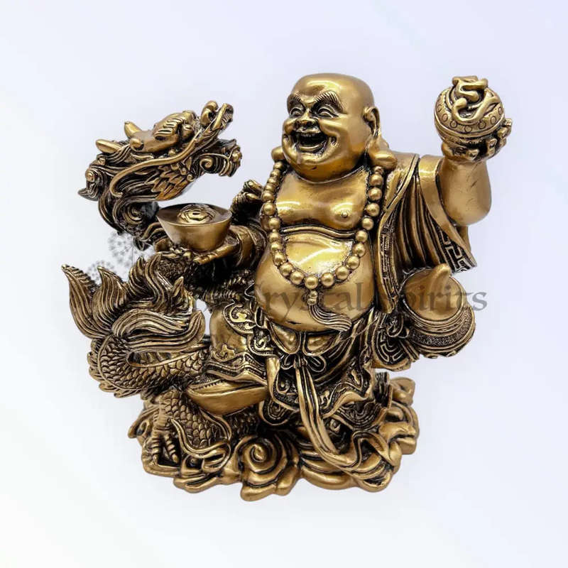 The Gold Dragon Buddha Of Power And Prosperity