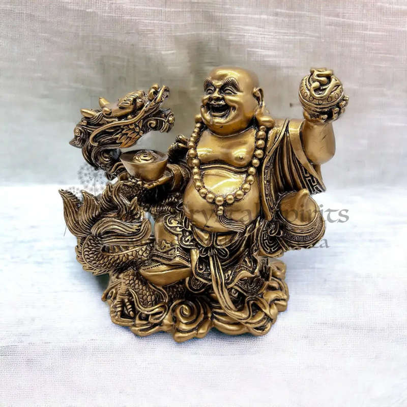 The Gold Dragon Buddha Of Power And Prosperity