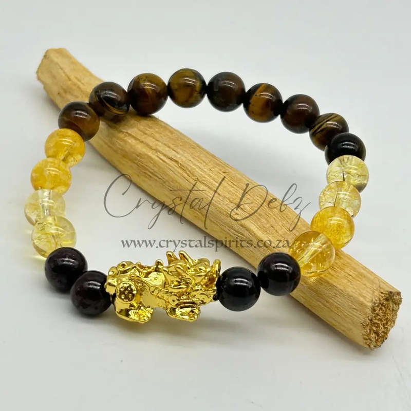 The Pixiu Money Attractor Gemstone Bracelet